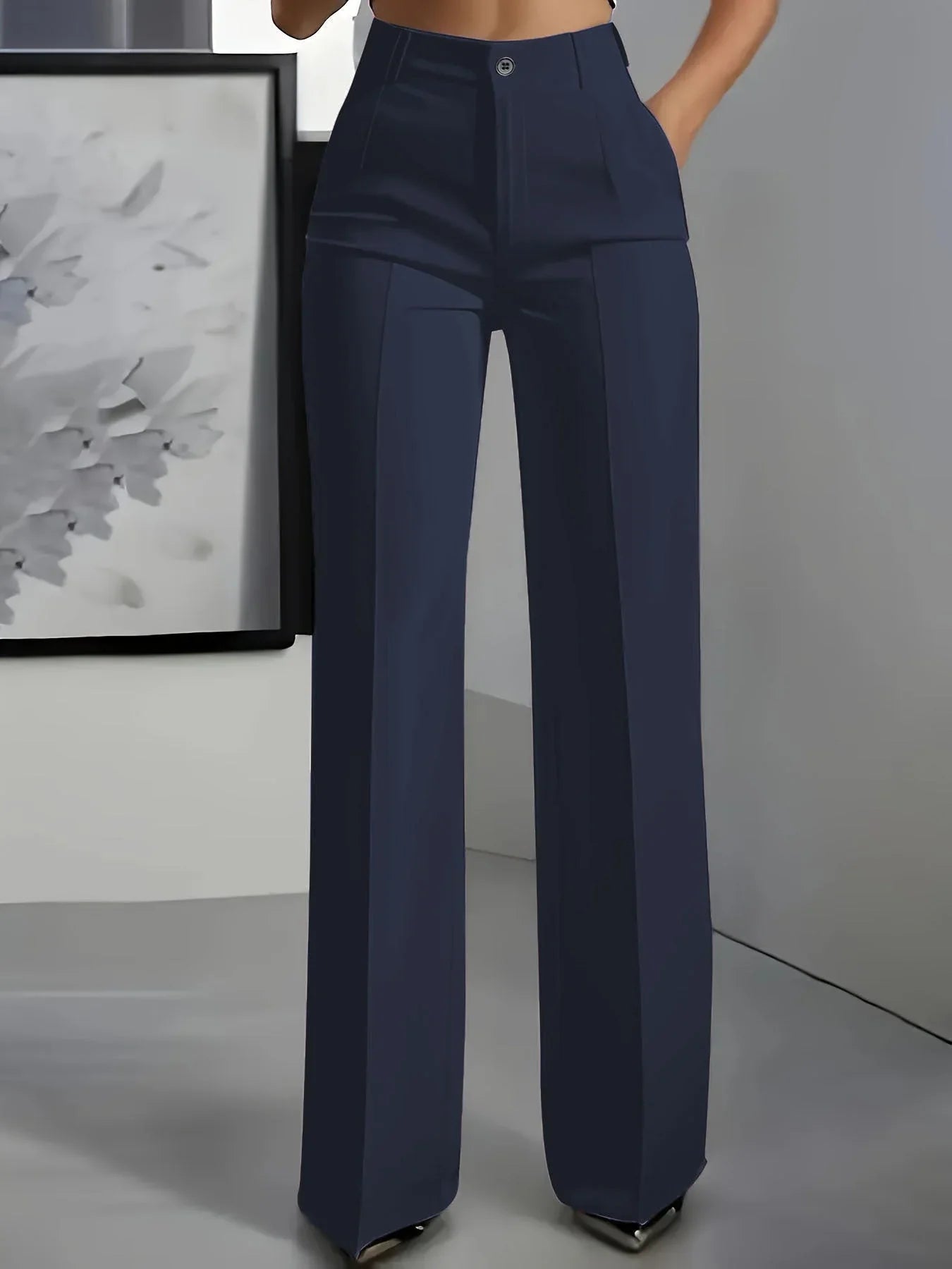 Sophia | Pantaloni Sartoriali a Gamba Larga