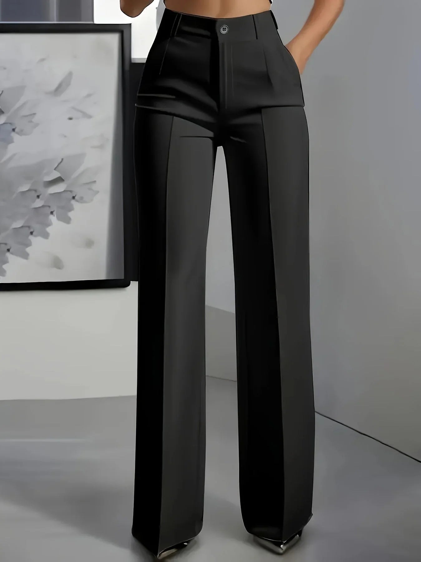 Sophia | Pantaloni Sartoriali a Gamba Larga