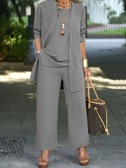 Layla™ | Elegante Set Chic da Tre Pezzi
