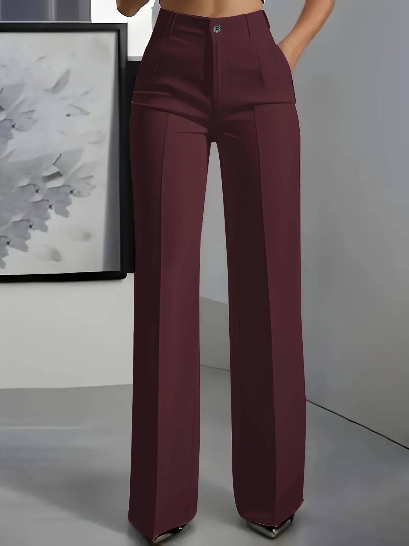 Sophia | Pantaloni Sartoriali a Gamba Larga