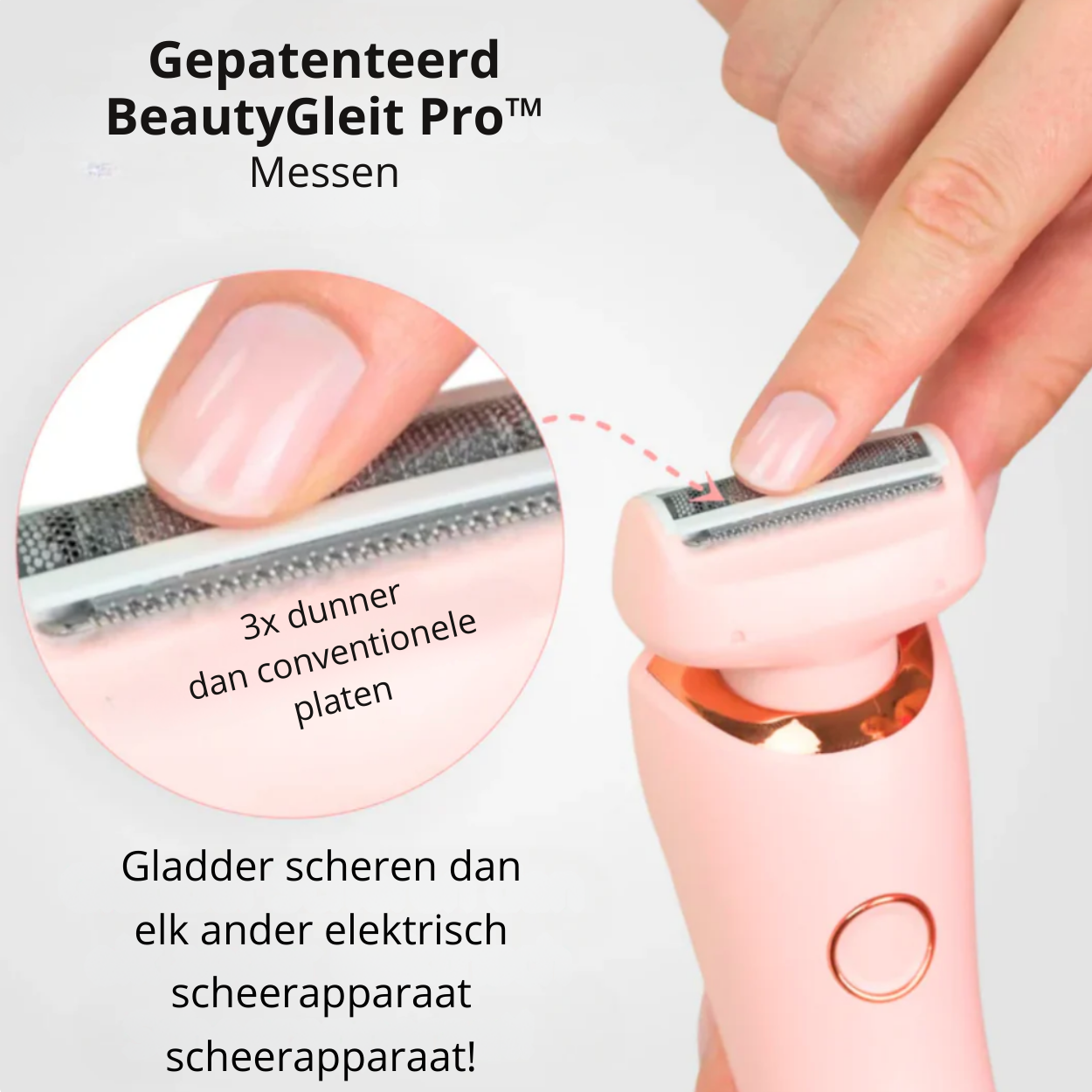 Perla Lux™ | Rasoio Elettrico Donna 2-in-1 Senza Dolore