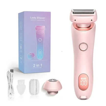 Perla Lux™ | Rasoio Elettrico Donna 2-in-1 Senza Dolore
