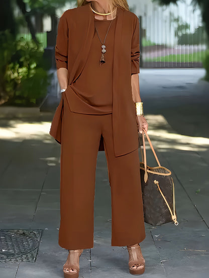 Layla™ | Elegante Set Chic da Tre Pezzi