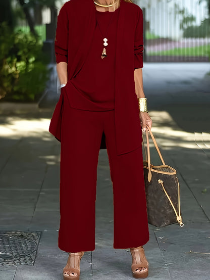 Layla™ | Elegante Set Chic da Tre Pezzi