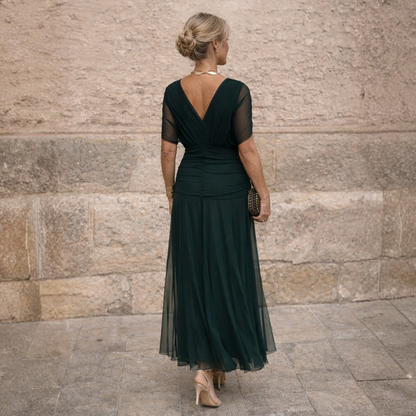 Lidia | Abito lungo con spalle scoperte