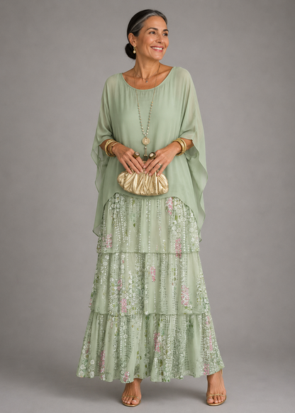 Lara™ Abito Maxi Fluido Elegante