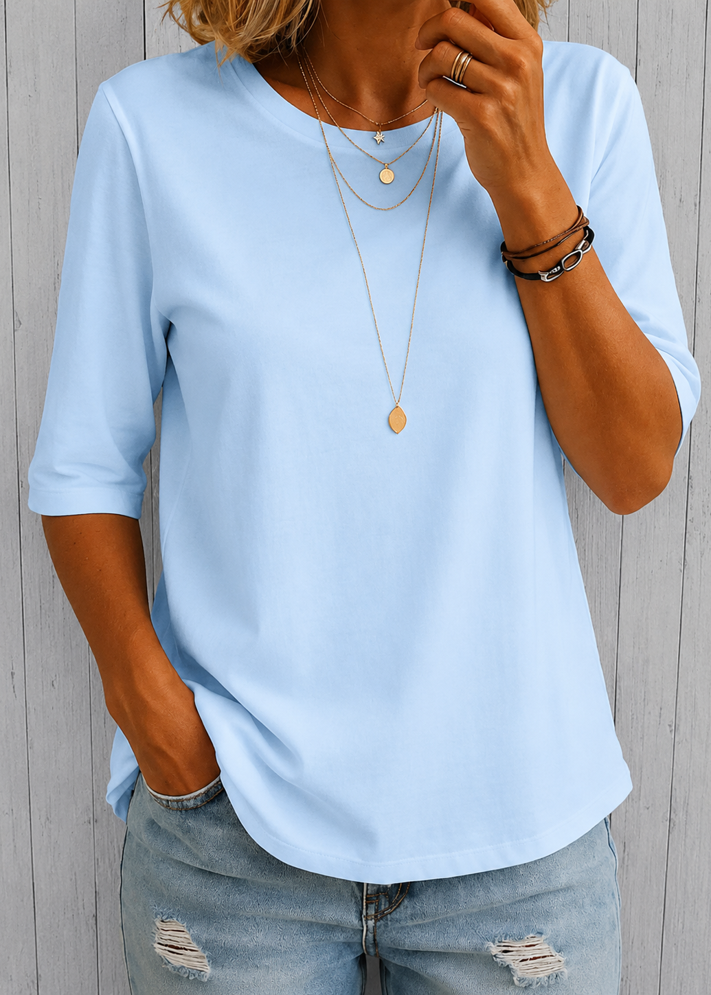 Calvera | T-shirt a copertura confortevole (Rifornita)