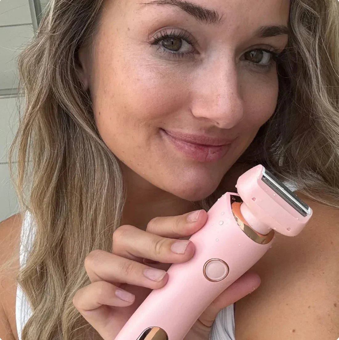 Perla Lux™ | Rasoio Elettrico Donna 2-in-1 Senza Dolore