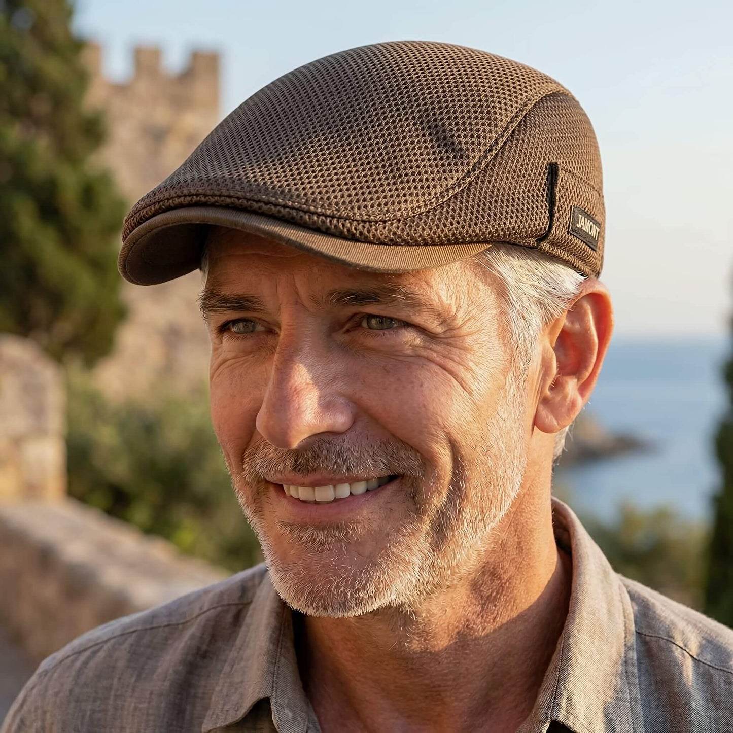 MeshCap | Cappello piatto casual da uomo
