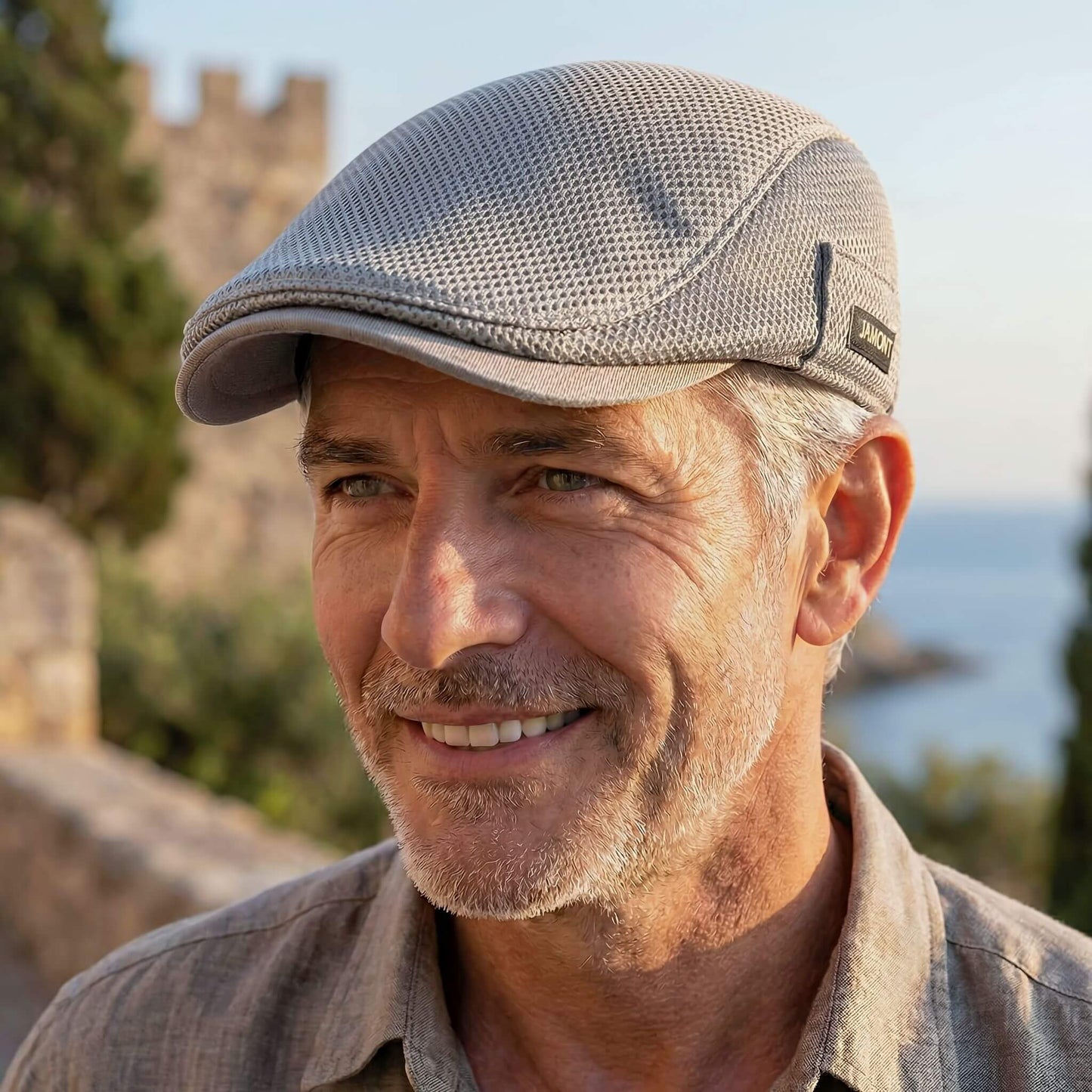 MeshCap | Cappello piatto casual da uomo