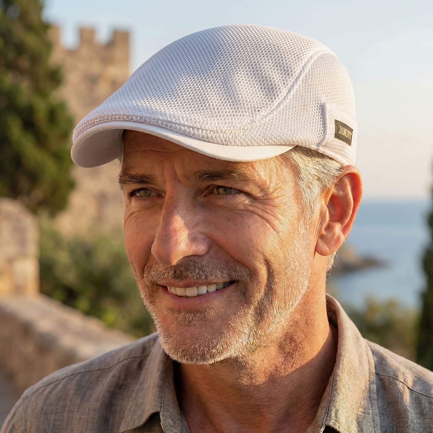 MeshCap | Cappello piatto casual da uomo