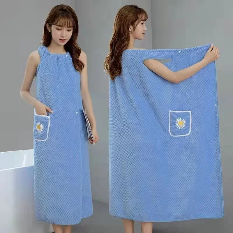 Nuvola™ | Telo Bagno Indossabile con Bottoni