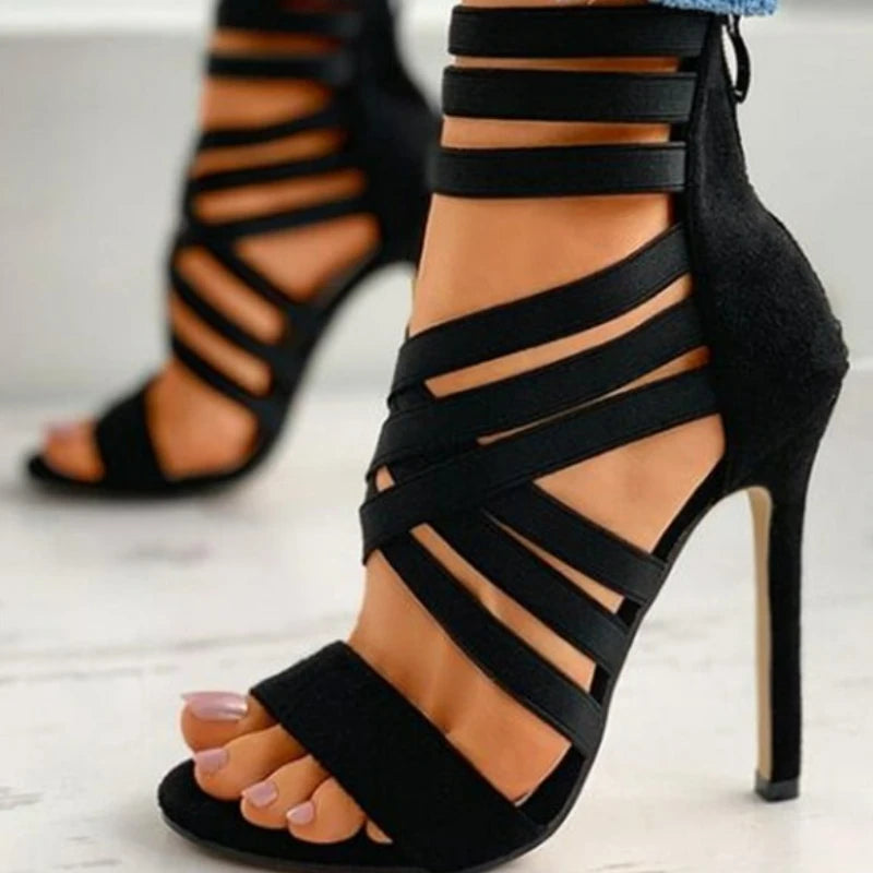 Tosca™ | Sandali con Tacco e Fasce Incrociate