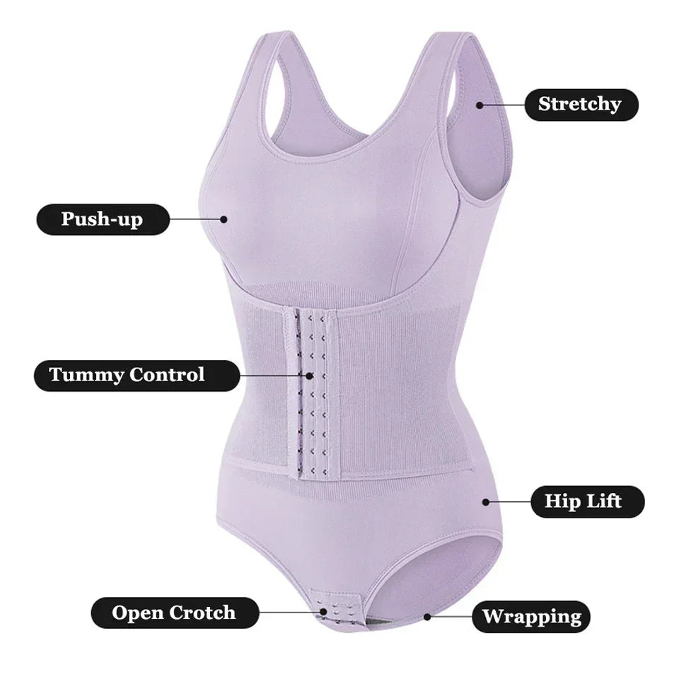 Fiamma™ | Body Modellante con Fascia e Zip