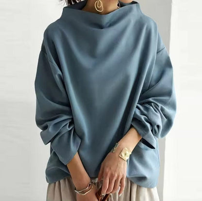 Elly | Top Casual a Collo Alto