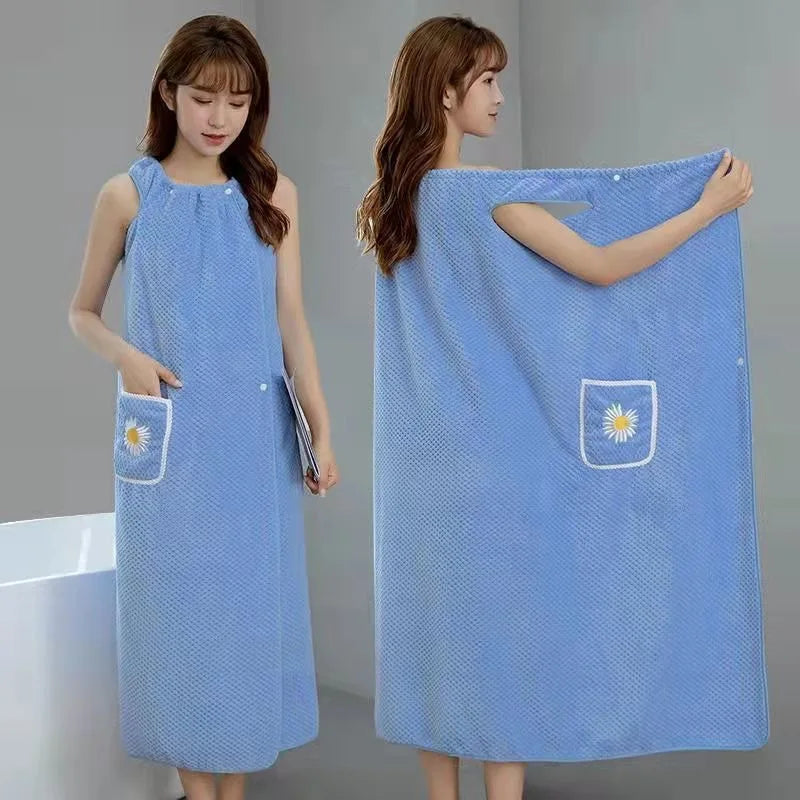 Nuvola™ | Telo Bagno Indossabile con Bottoni