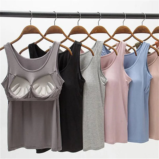Gemma™ | Canottiera con Reggiseno Integrato