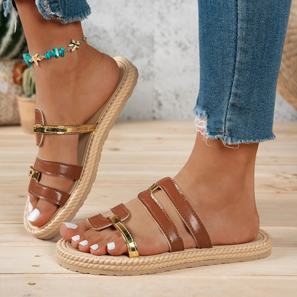 Positano™ | Sandali Bassi con Suola in Corda