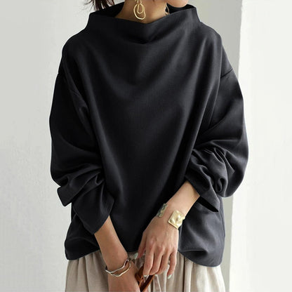 Elly | Top Casual a Collo Alto