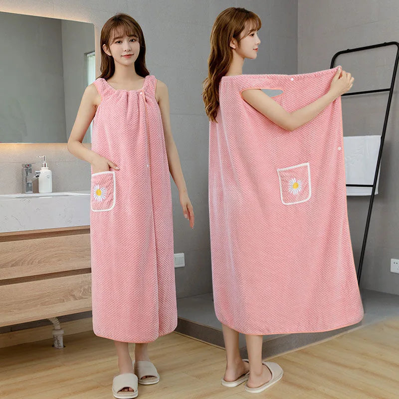 Nuvola™ | Telo Bagno Indossabile con Bottoni