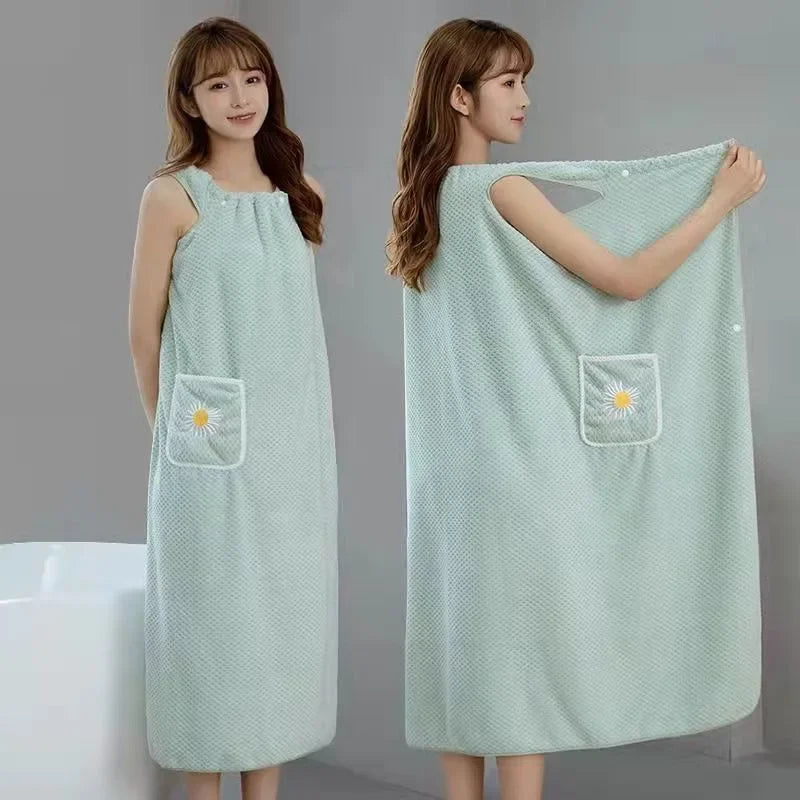 Nuvola™ | Telo Bagno Indossabile con Bottoni