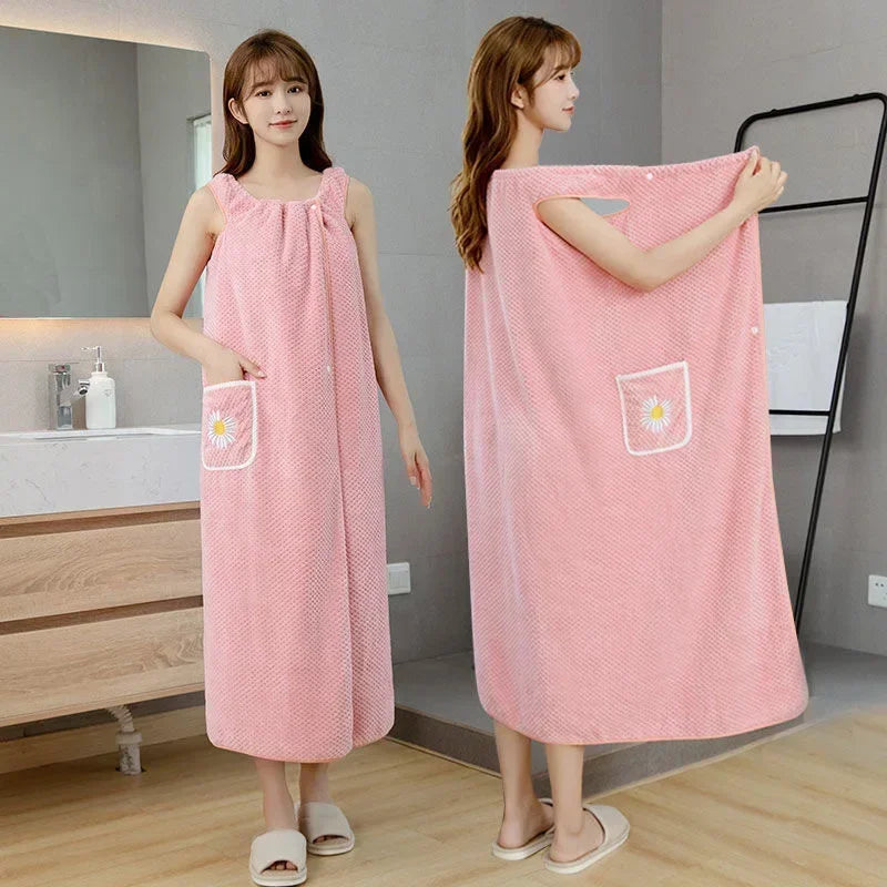Nuvola™ | Telo Bagno Indossabile con Bottoni