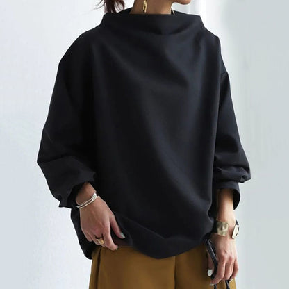 Elly | Top Casual a Collo Alto