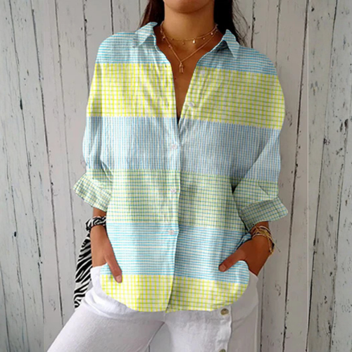 Holly™ | Blusa a Quadretti Pastello