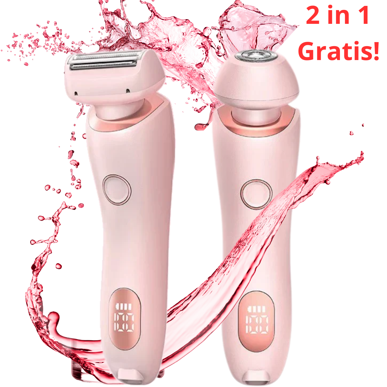 Perla Lux™ | Rasoio Elettrico Donna 2-in-1 Senza Dolore