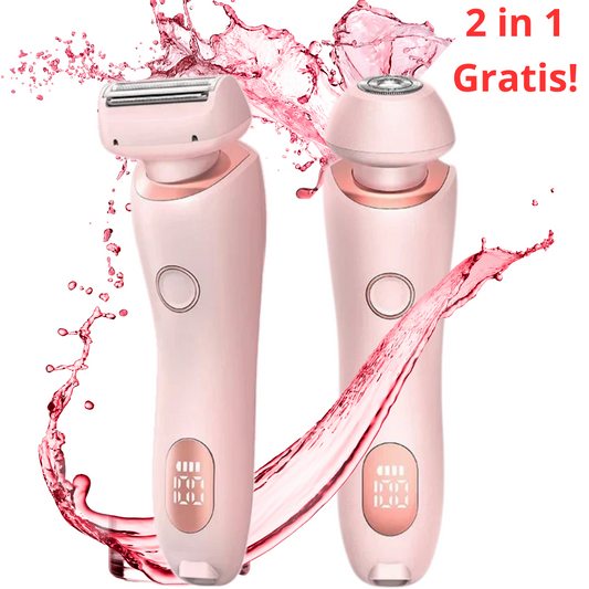 Perla Lux™ | Rasoio Elettrico Donna 2-in-1 Senza Dolore