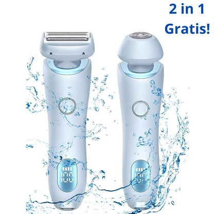 Perla Lux™ | Rasoio Elettrico Donna 2-in-1 Senza Dolore