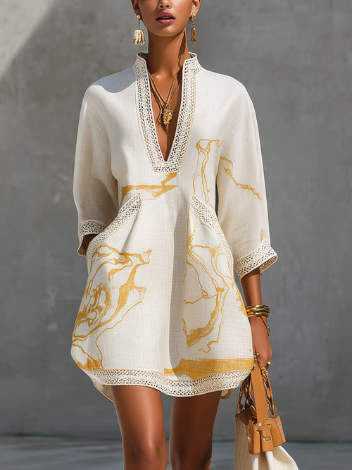Clotilde™ Miniabito in pizzo all'uncinetto