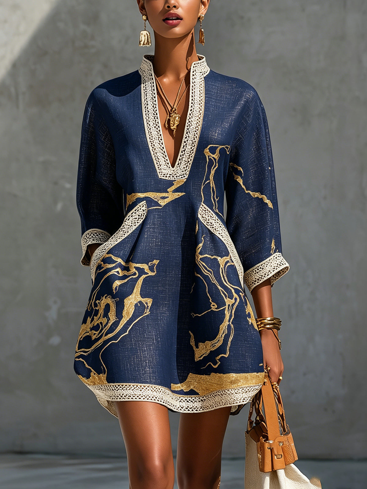Clotilde™ Miniabito in pizzo all'uncinetto