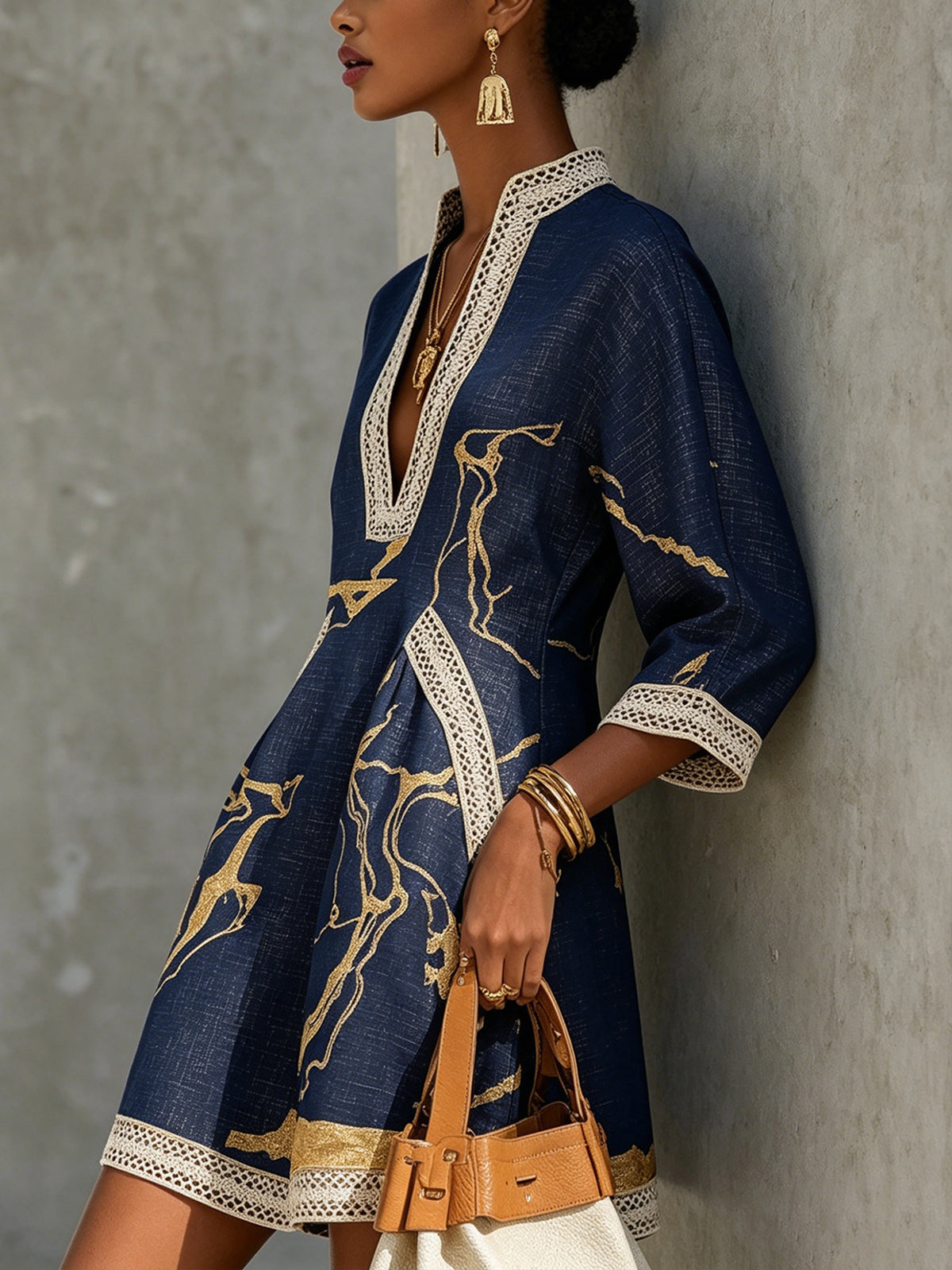 Clotilde™ Miniabito in pizzo all'uncinetto