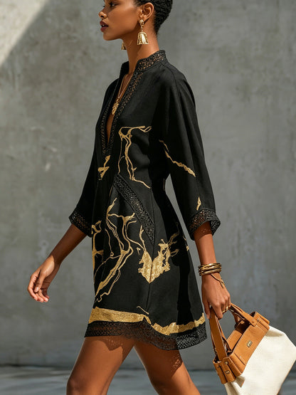 Clotilde™ Miniabito in pizzo all'uncinetto