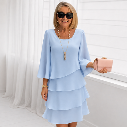Catherine™ Abito Elegante Con Volant