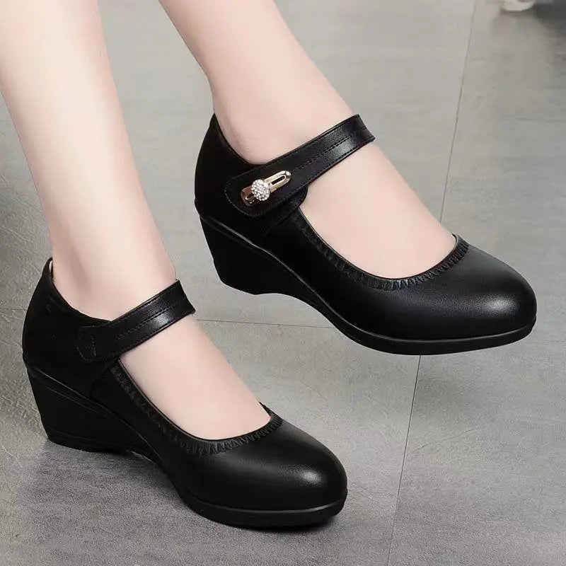 Lidia – Eleganti scarpe comode con tacco medio