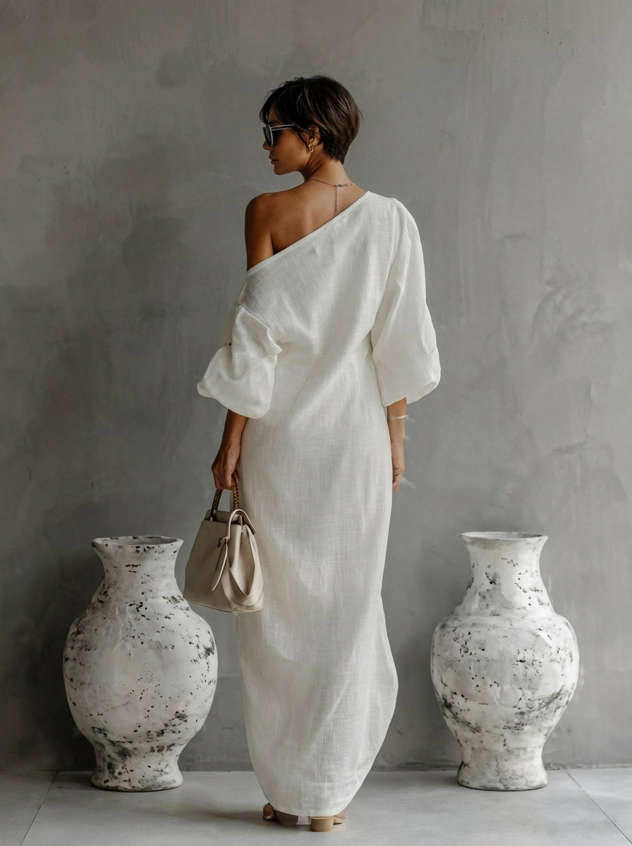 Nelle™ Elegante Abito Lungo
