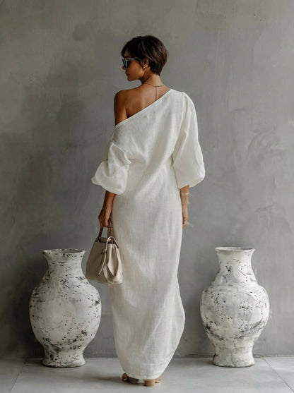 Nelle™ Elegante Abito Lungo