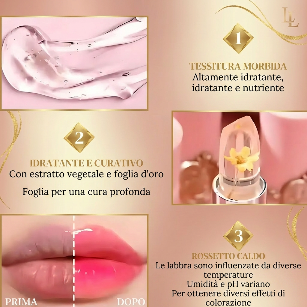Rossetto di Lusso Vessa Fiore Cristallino™
