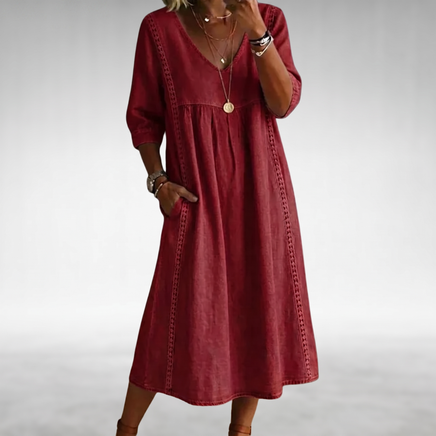 Valeria™ Abito Midi Comfort