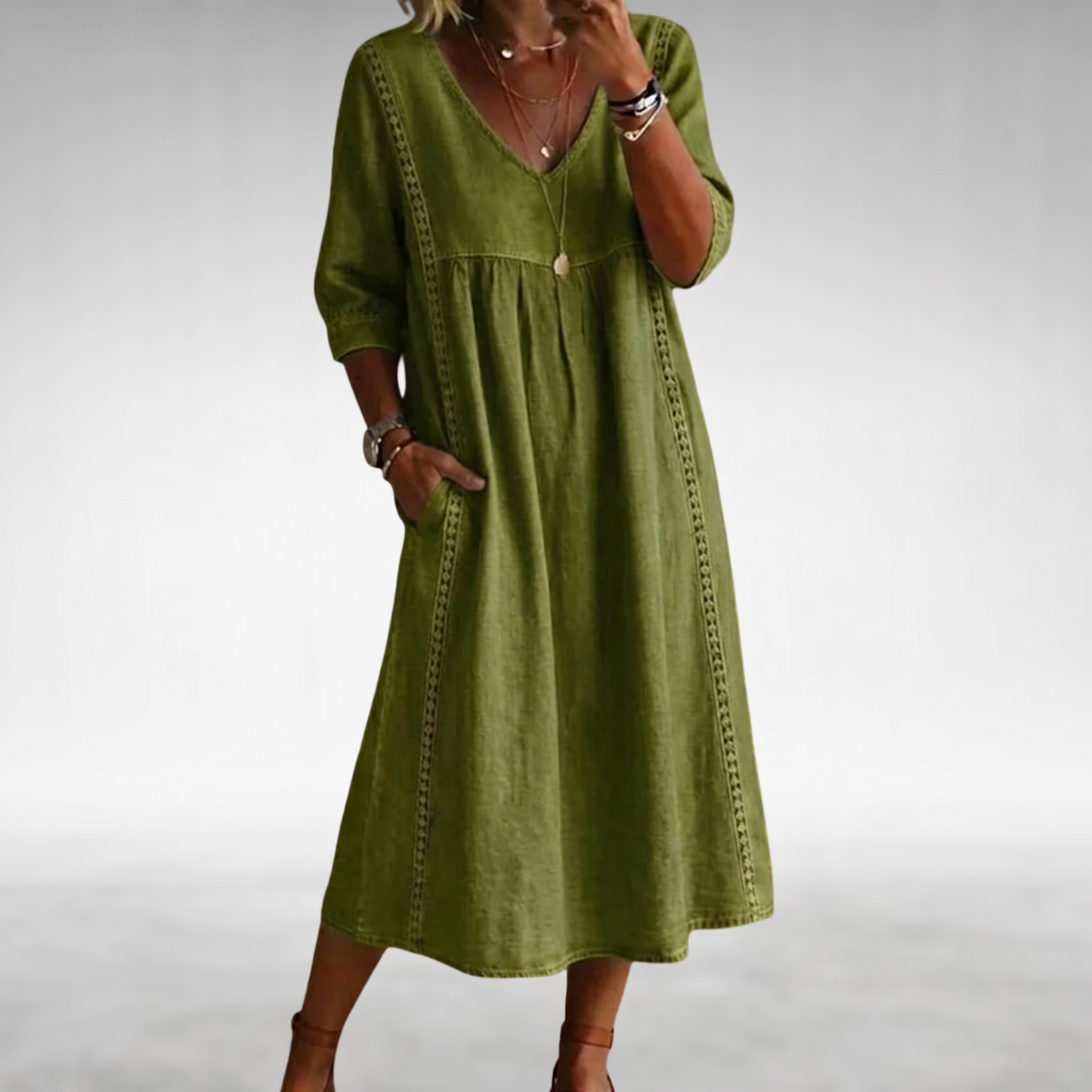 Valeria™ Abito Midi Comfort