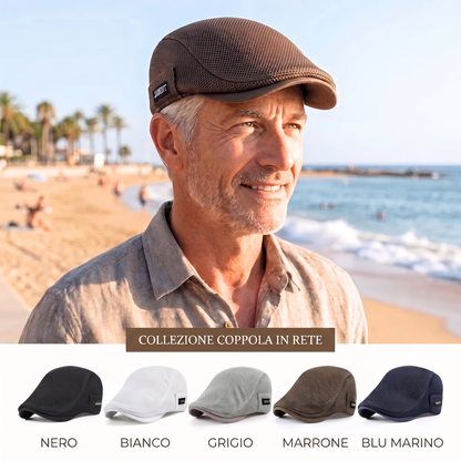 MeshCap | Cappello piatto casual da uomo