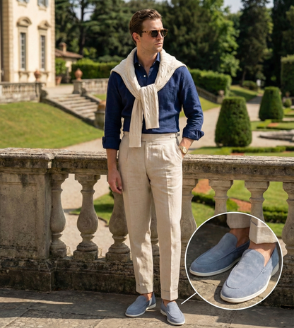 Lorenzo | Mocassini Premium in Camoscio